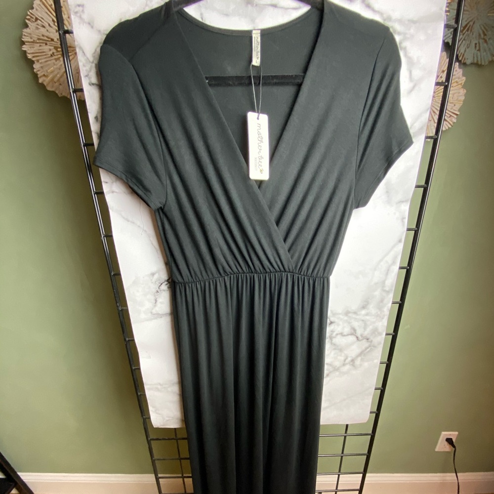 Maternity maxi dress